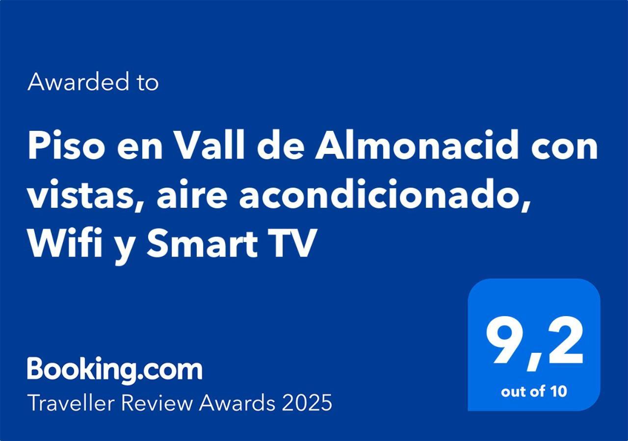 Piso En Vall De Almonacid Con Vistas, Aire Acondicionado, Wifi Y Smart Tv Bagian luar foto